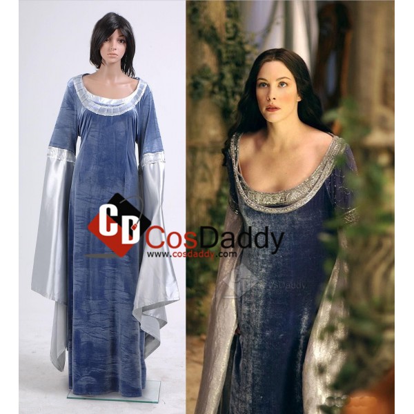 The Lord of the Rings Arwen Traveling Dress Cospla...