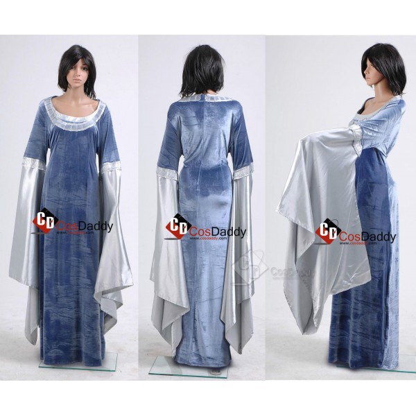 The Lord of the Rings Arwen Traveling Dress Cosplay Costume
