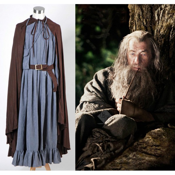 The Lord of the Rings The Fellowship of the Ring Gandalf Cosplay Costume 
