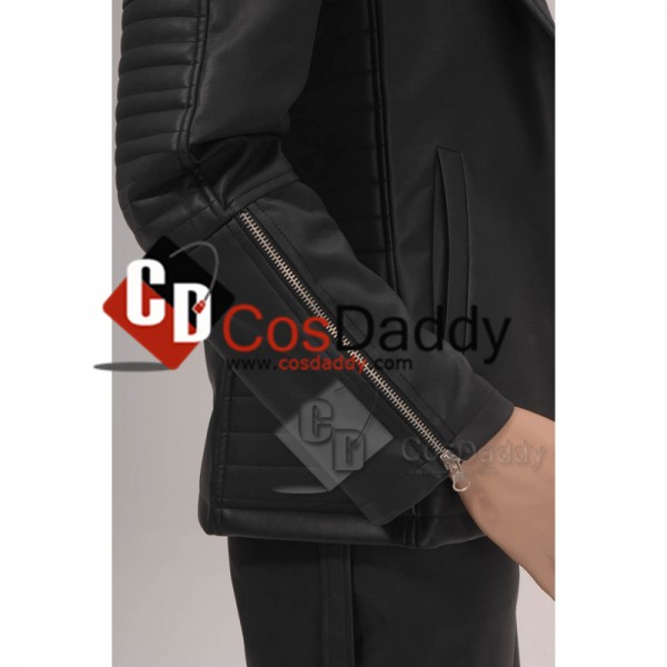 The Mortal Instruments: City of Bones Jace Wayland Black Jacket Cosplay Costume