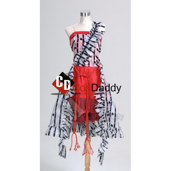 Tim Burton Alice In Wonderland Alice Red Court Um Dress Cosplay Costume