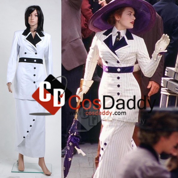 Titanic Rose Boarding Suit Dress Cosplay Costume