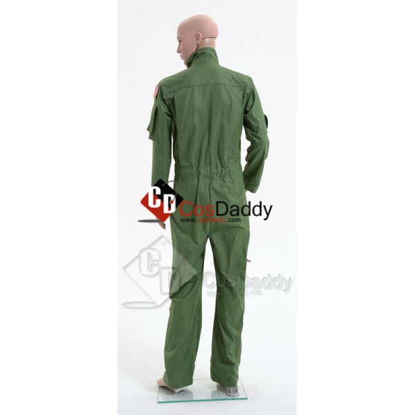 Top Gun Maverick Pete Mitchell Flight Suit Mens Jumpsuit Cosplay Costume 