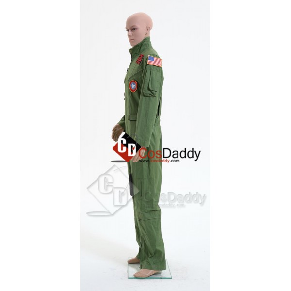 Top Gun Maverick Pete Mitchell Flight Suit Mens Jumpsuit Cosplay Costume 