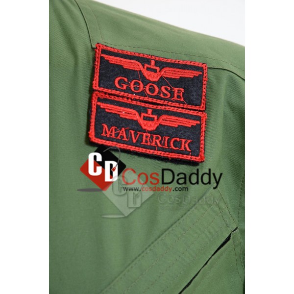 Top Gun Maverick Pete Mitchell Flight Suit Mens Jumpsuit Cosplay Costume 