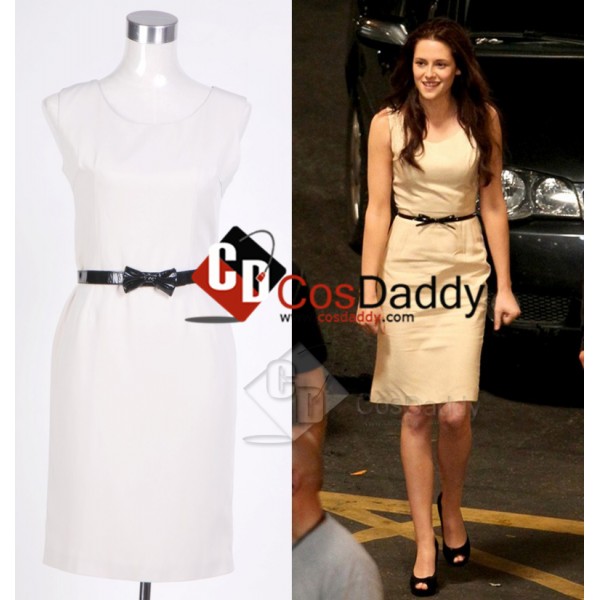 Twilight Breaking Dawn Bella Beige Dress Cosplay Costume