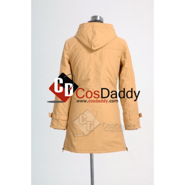 Twilight New Moon Bella Tan Long Coat Jacket Cosplay Costume