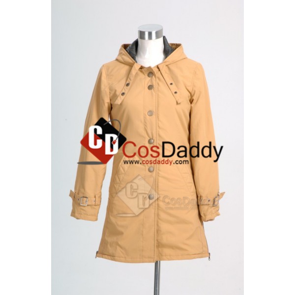 Twilight New Moon Bella Tan Long Coat Jacket Cosplay Costume