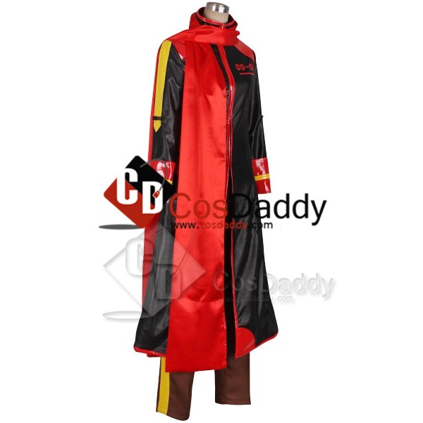 Vocaloid Akaito Red & Black Cosplay Costume