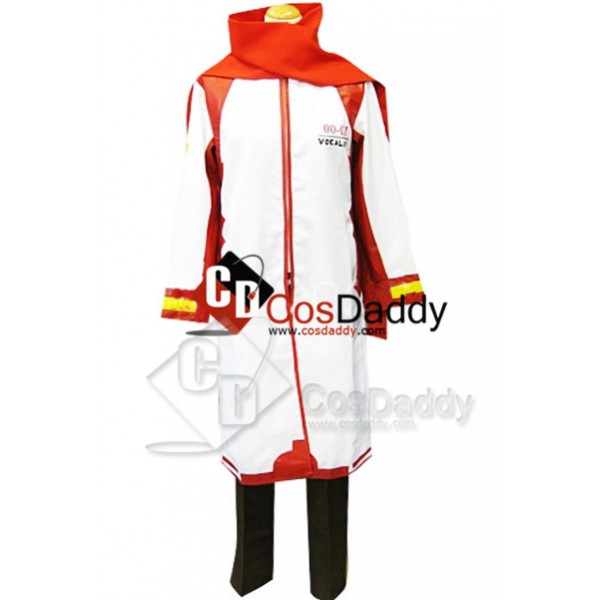 Vocaloid Akaito Red & White Cosplay Costume 