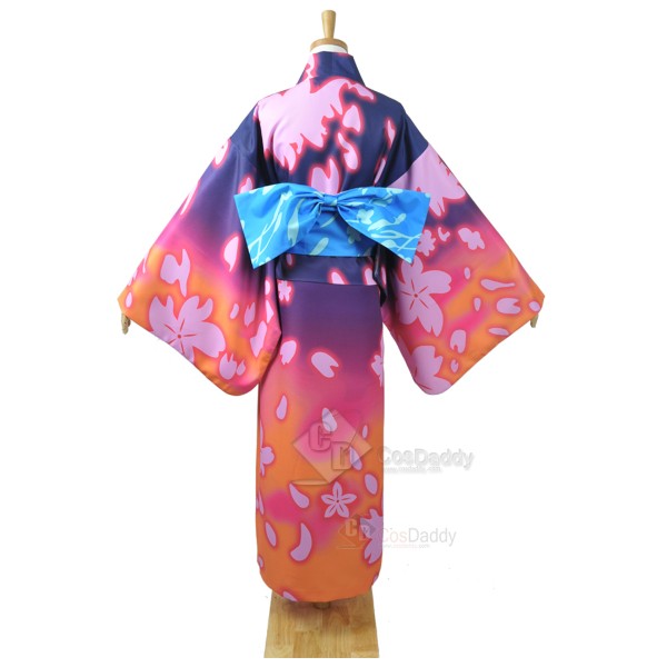 Vocaloid Hatsune Miku Project Diva-F Megurine Luka Bathrobe Kimono Cosplay Costume 