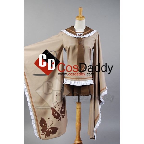 Vocaloid Kagamine Rin Senbon Zakura Sakuras Cosplay Costume 
