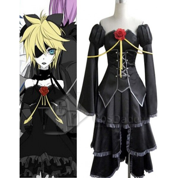 Vocaloid Len Kagamine Black Cosplay Costume
