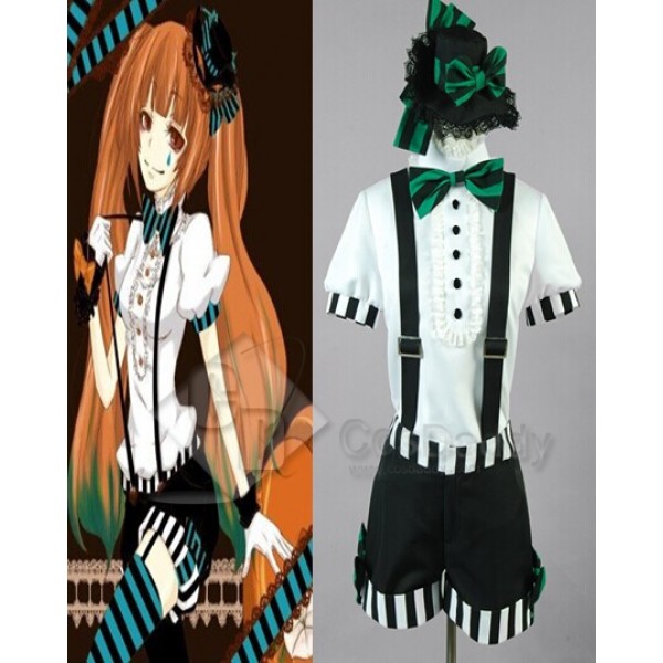 Vocaloid Miku Hatsune Mrs. Pumpkin's Funny Dream Cosplay Costume 