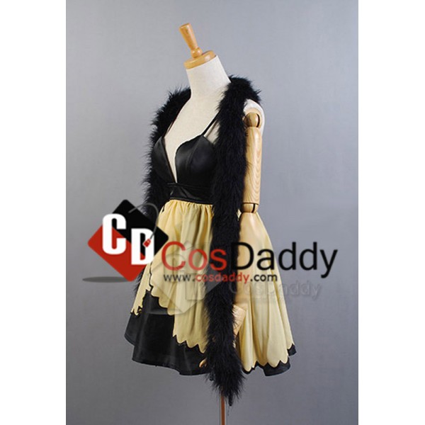Vocaloid RIN Trickery Casino Dress Scarf Set Party Cosplay Costume