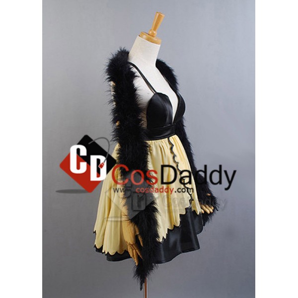 Vocaloid RIN Trickery Casino Dress Scarf Set Party Cosplay Costume