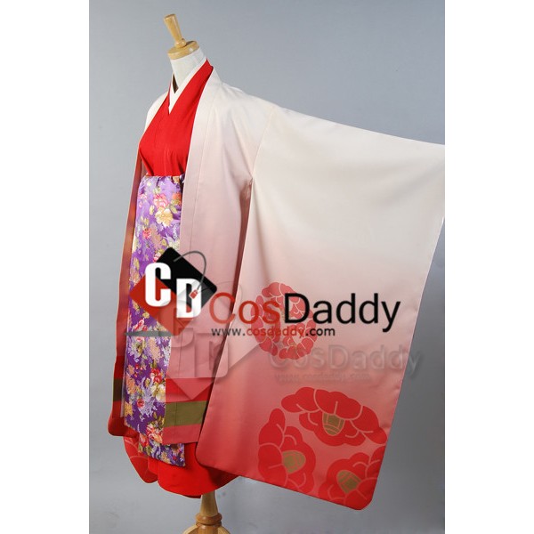 Vocaloid Senbon Sakura Meiko Kimono Cosplay Costume 