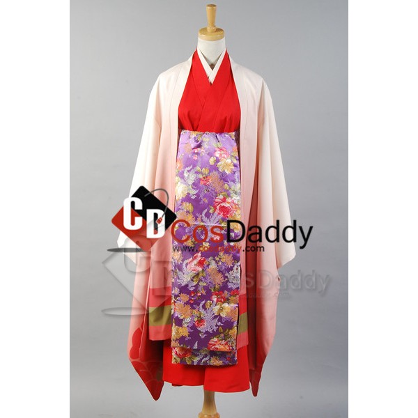 Vocaloid Senbon Sakura Meiko Kimono Cosplay Costume 