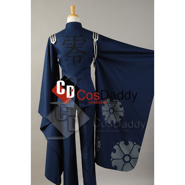 Vocaloid Senbon Sakuras or Senbon Zakura Kaito Cosplay Costume 