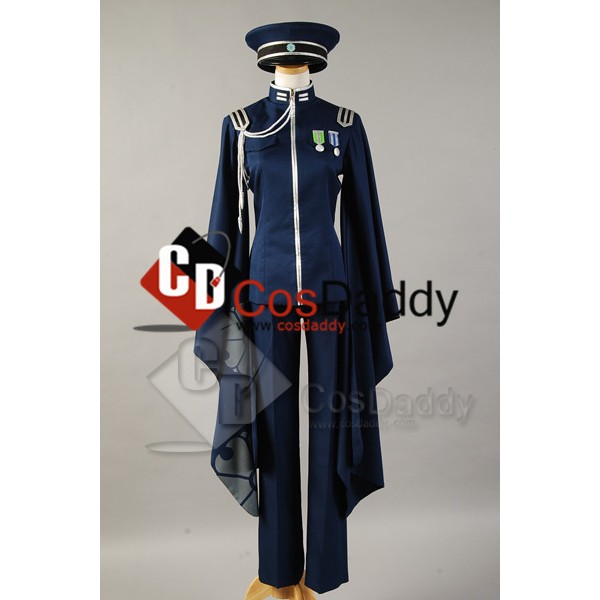 Vocaloid Senbon Sakuras or Senbon Zakura Kaito Cosplay Costume 