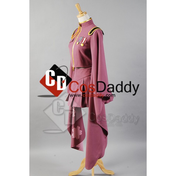Vocaloid Senbon Sakuras Zakura Miku Uniform Dress Cosplay Costume 