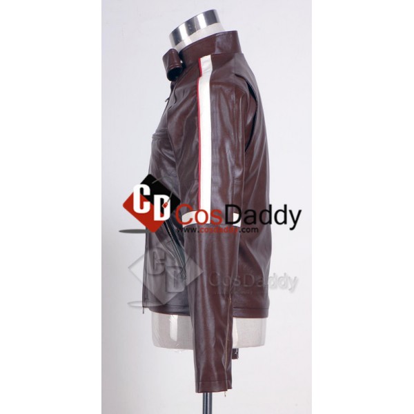 War of the Worlds Brown Pleather Jacket Cosplay Costume 