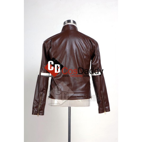 War of the Worlds Brown Pleather Jacket Cosplay Costume 