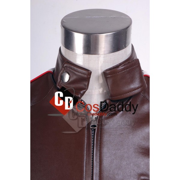 War of the Worlds Brown Pleather Jacket Cosplay Costume 