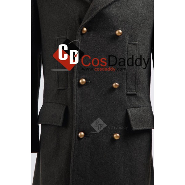 Doctor Who Eleventh 11th Doctor Green Wool  Coat Costume