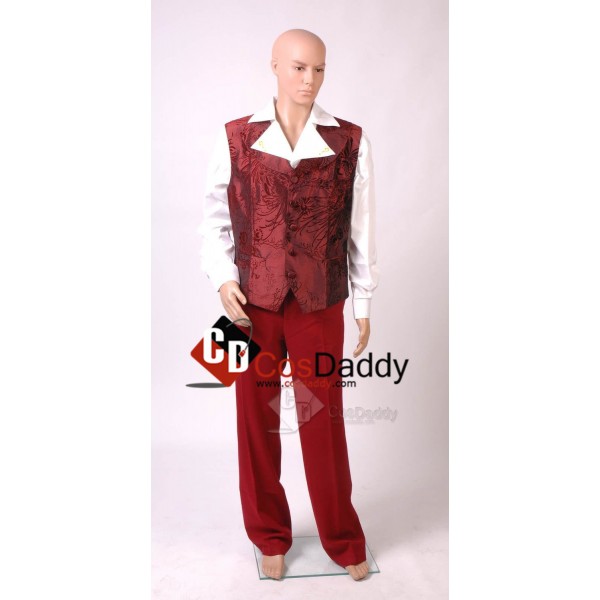 Doctor Who fourth 4th Doctor  Dark Red Vest Pants ...