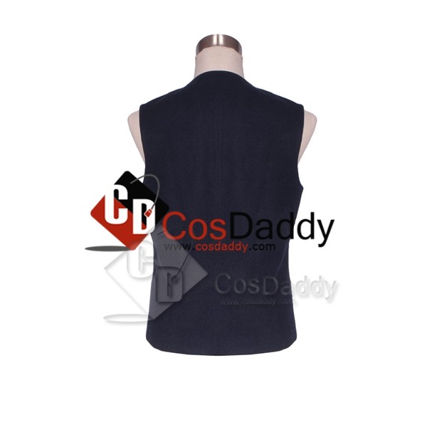 Doctor Who Twelfth 12th Doctor Dark Blue Vest Cosplay Costume