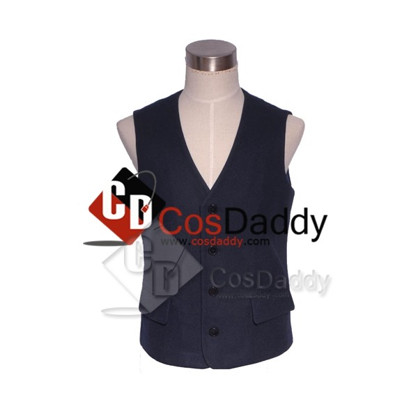 Doctor Who Twelfth 12th Doctor Dark Blue Vest Cosp...