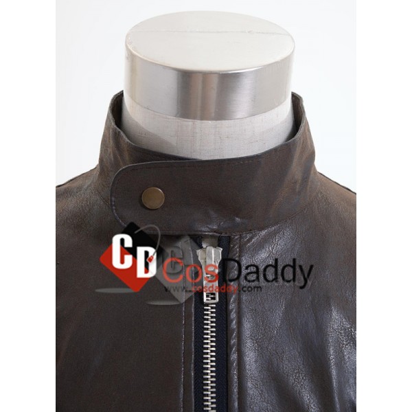 X-MEN ORIGINS Wolverine Hugh Jackman Pleather Jacket Cosplay Costume 