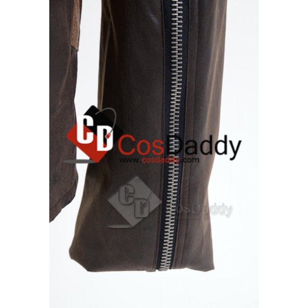 X-MEN ORIGINS Wolverine Hugh Jackman Pleather Jacket Cosplay Costume 