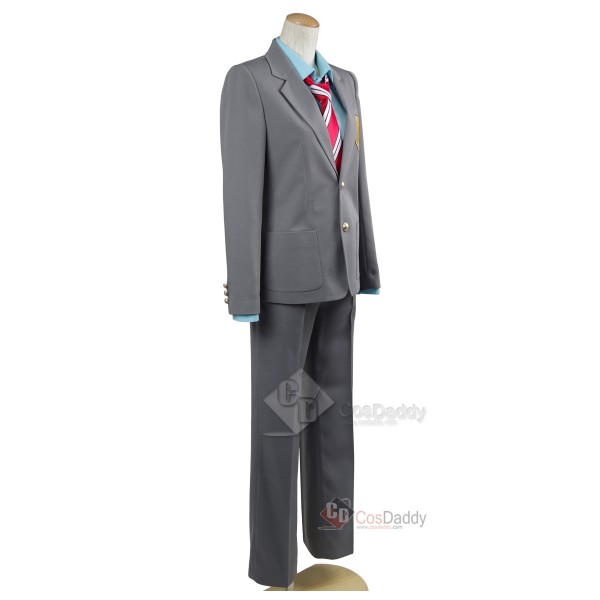 Your Lie in April Arima Kousei Uniform Cosplay Costume 