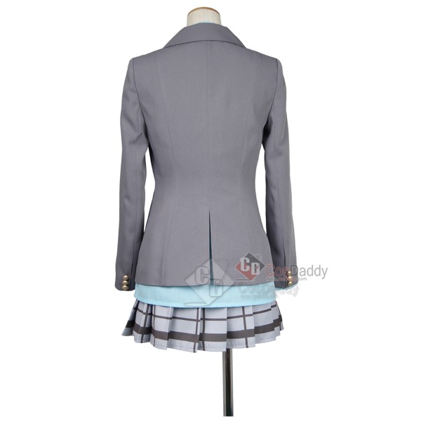 Your lie in April Kaori Miyazono School Uniform Cosplay Costume