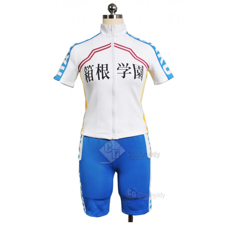 Yowamushi Pedal Hakone Academy Kyoto Fushimi Cos Bike Cycling Outfit With Gloves 