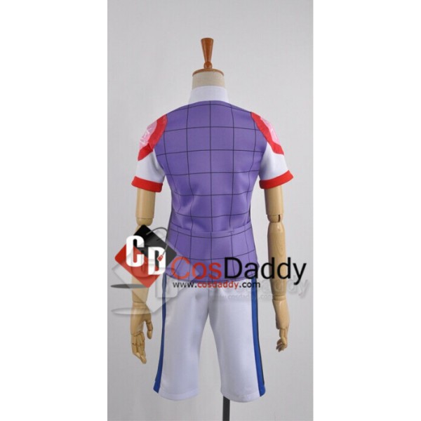 Yowamushi Pedal Kyoto Fushimi Members Akira Climber Race Suit Cosplay Costume