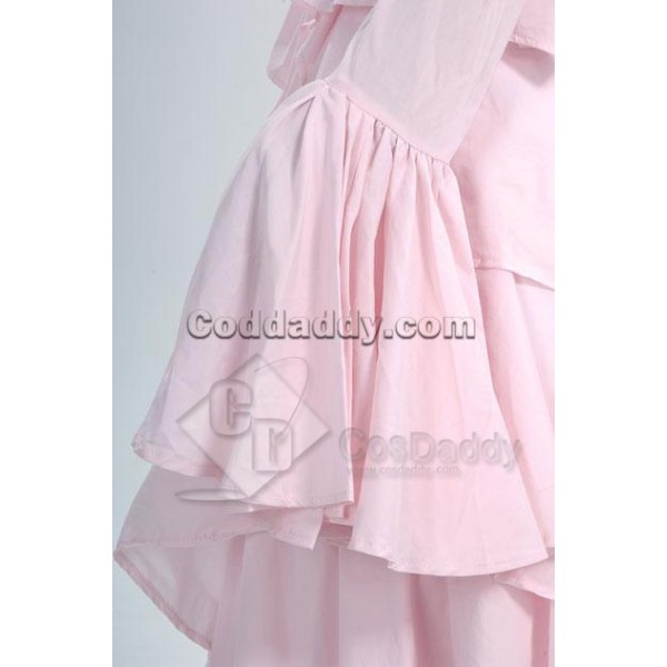 Pink Gorgeous Gothic Lolita Dress Cosplay Costume 