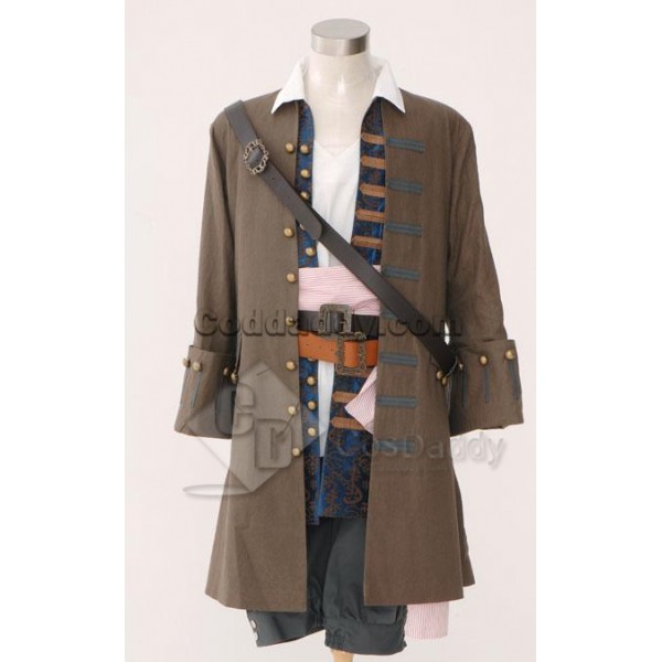 Pirates of the Caribbean 5: Dead Men Tell No Tales/Salazar's Revenge Jack Sparrow Cosplay Costume