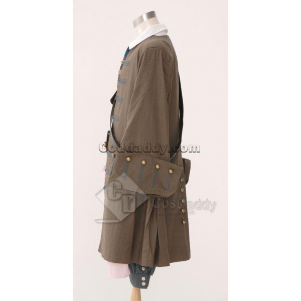 Pirates of the Caribbean 5: Dead Men Tell No Tales/Salazar's Revenge Jack Sparrow Cosplay Costume