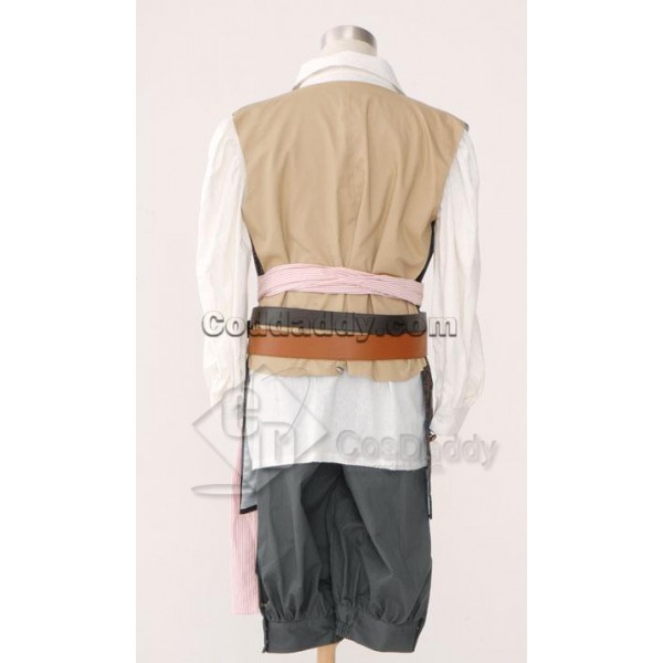 Pirates of the Caribbean 5: Dead Men Tell No Tales/Salazar's Revenge Jack Sparrow Cosplay Costume