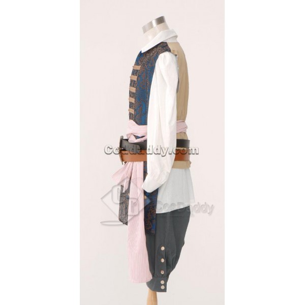 Pirates of the Caribbean 5: Dead Men Tell No Tales/Salazar's Revenge Jack Sparrow Cosplay Costume