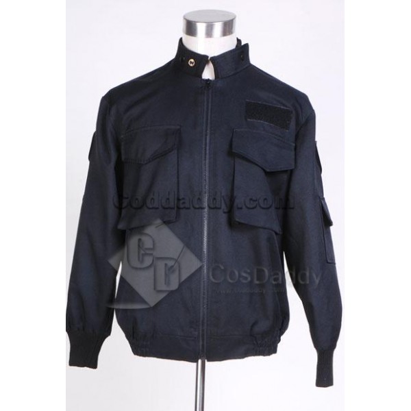 Stargate SG1 Black Uniform Jacket Cosplay Costume