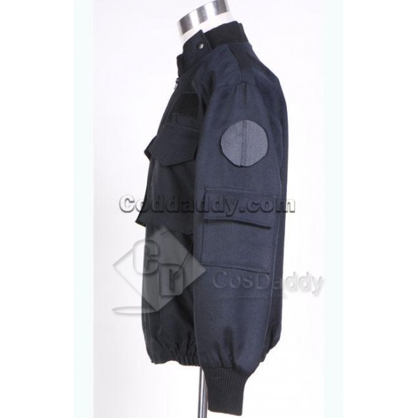 Stargate SG1 Black Uniform Jacket Cosplay Costume