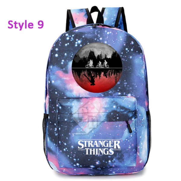 Stranger Things Backpack Bag Lightweight Travel Sports Bag For Kids Adults