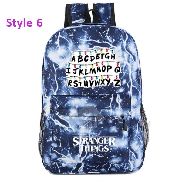 Stranger Things Backpack Bag Lightweight Travel Sports Bag For Kids Adults