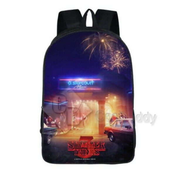 Stranger Things 3 Backpack School Bag Bookbag for Kids Children Boys Girls