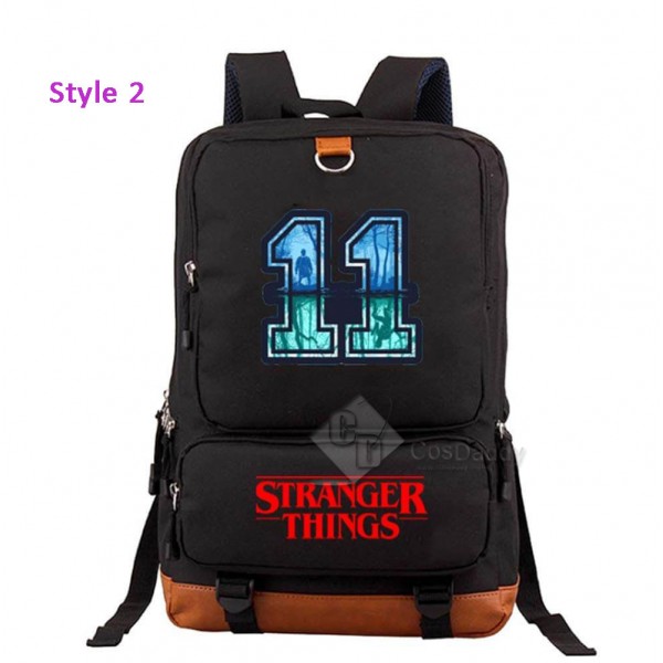 Stranger Things Backpack Plain School Bag Bookbag for Kids Children Boys