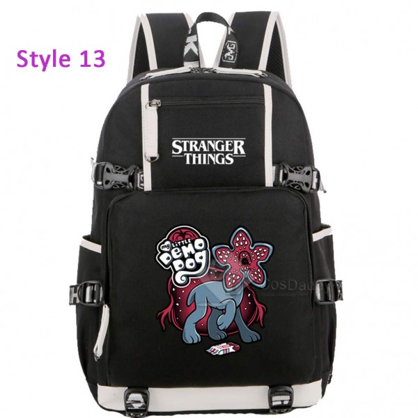 Stranger Things Backpack Plain School Bag Bookbag for Kids Children Boys